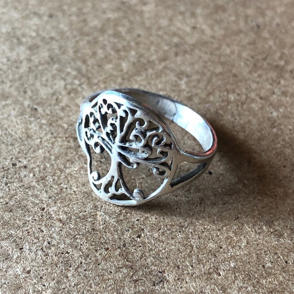 Handpicked Jewelry - ✨FREE WITH PURCHASE✨ Sterling Silver Tree Ring
